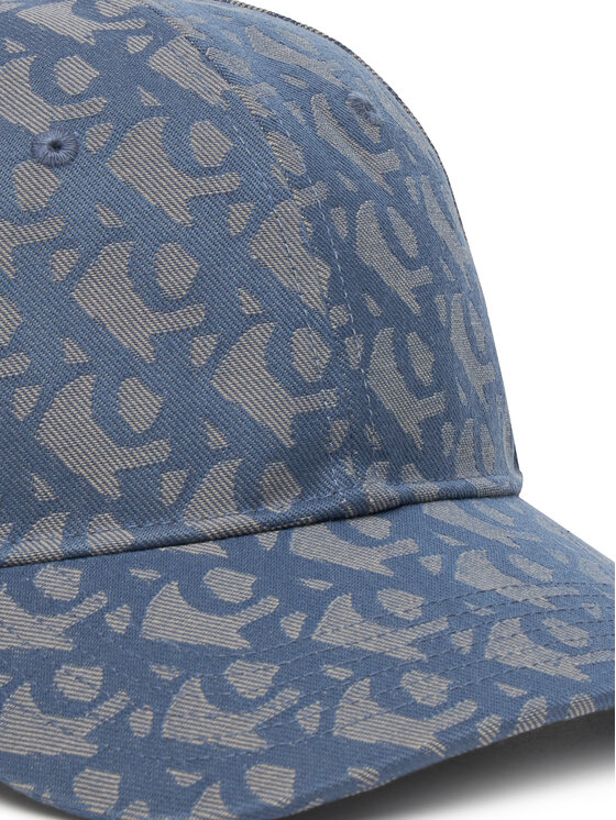 Calvin Klein Calvin Klein Czapka z daszkiem Aop 6 Panel Baseball Cap LV04K5058G Niebieski