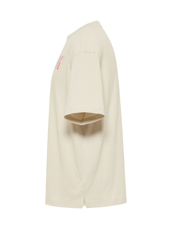 Mustang Mustang T-shirt AIDAN C PRIDE Beige Loose Fit