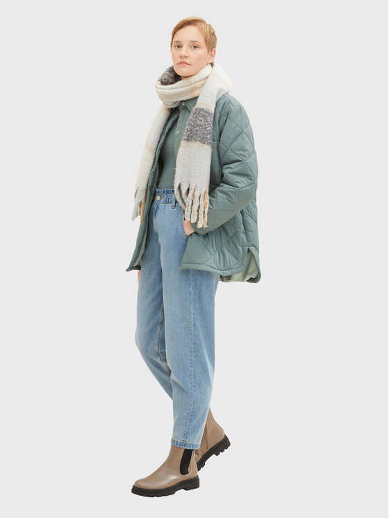 Tom Tailor Denim Tom Tailor Denim Kurtka przejściowa 1031392 Zielony Relaxed Fit