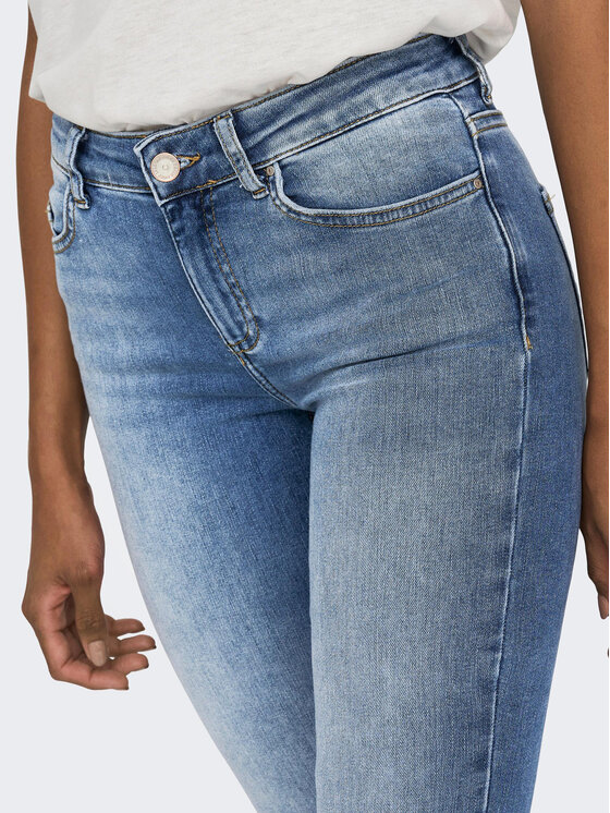 ONLY ONLY Jeans hlače Blush 15245444 Modra Flared Fit
