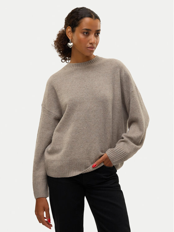 Vero Moda Vero Moda Svetr Boom 10320463 Šedá Loose Fit