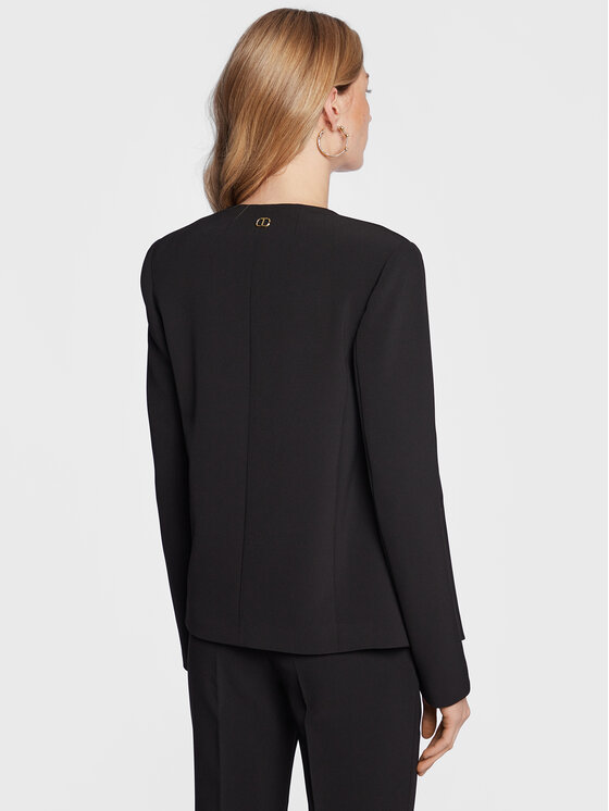 TWINSET TWINSET Švarkas 231TP2775 Juoda Regular Fit