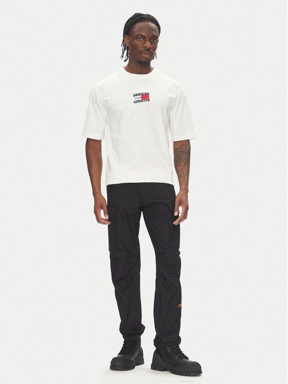 Tommy Hilfiger Tommy Hilfiger Tricou F1 Movie MW0MW41391 Alb Regular Fit