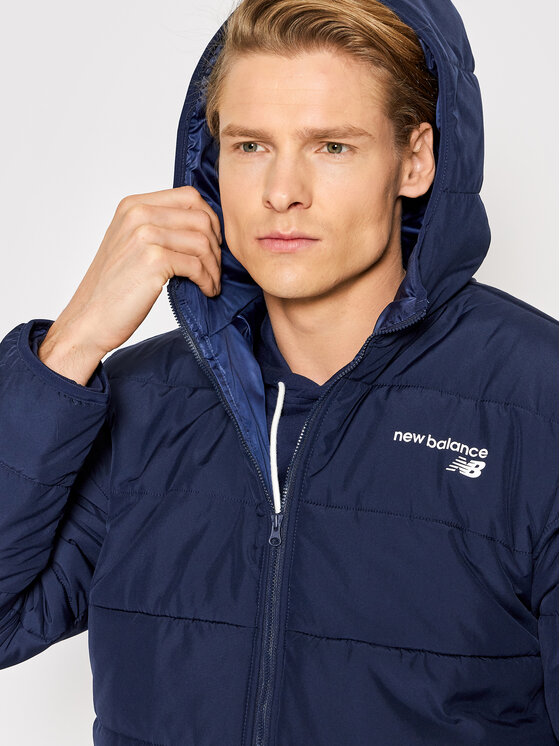 New Balance Giubbotto piumino MJ13903 Blu scuro Regular Fit