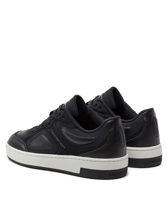 Calvin Klein Jeans Calvin Klein Jeans Сникърси Basket Cupsole Low Mix In Mtl YW0YW01462 Черен