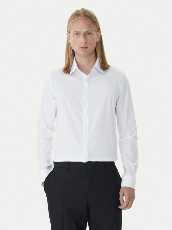 Calvin Klein Calvin Klein Marškiniai LV019EU060 Balta Extra Slim Fit