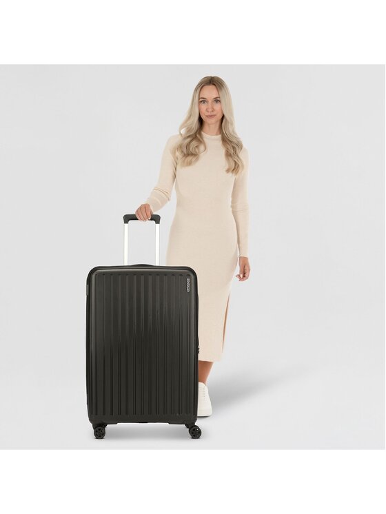 American Tourister American Tourister Walizka średnia 327186 Czarny