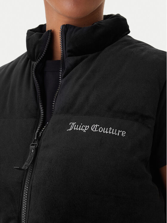 Juicy Couture Juicy Couture Športová vesta Lightening JCOGL225551 Čierna Regular Fit