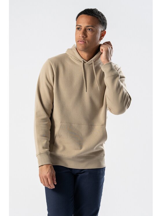 TeeShoppen TeeShoppen Bluza 'Basic Collection' Beżowy Regular Fit