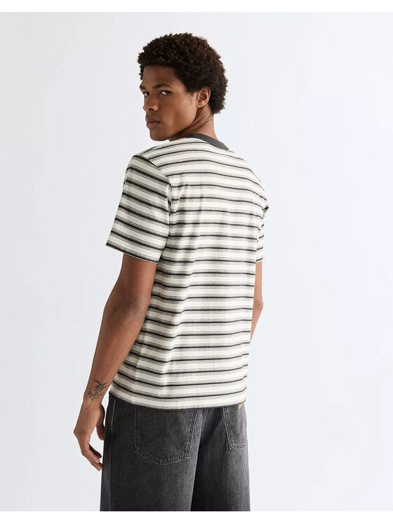 Wrangler Wrangler T-Shirt STRIPE TEE Kolorowy Regular Fit
