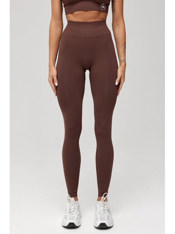 ROUGH RADICAL ROUGH RADICAL Legginsy SEAMLESS CLASSIC Brązowy Slim Fit