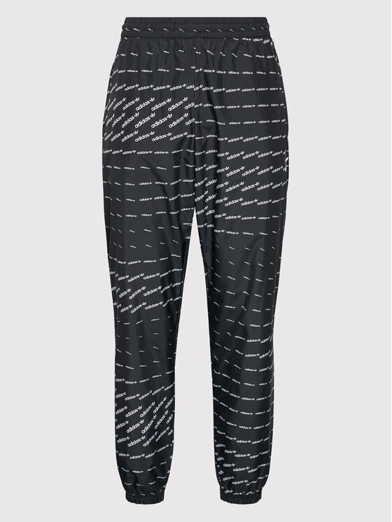 adidas adidas Spodnji del trenirke Graphics Monogram H13484 Črna Regular Fit