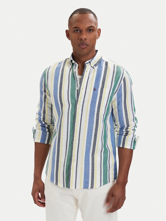 Tommy Hilfiger Tommy Hilfiger Košulja MW0MW42454 Šarena Regular Fit