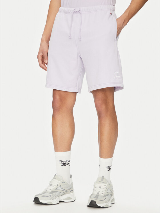 Champion Športové kraťasy 221179 Fialová Regular Fit