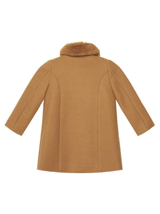Abel & Lula Abel & Lula Demisezoninis paltas 5846 Smėlio Regular Fit