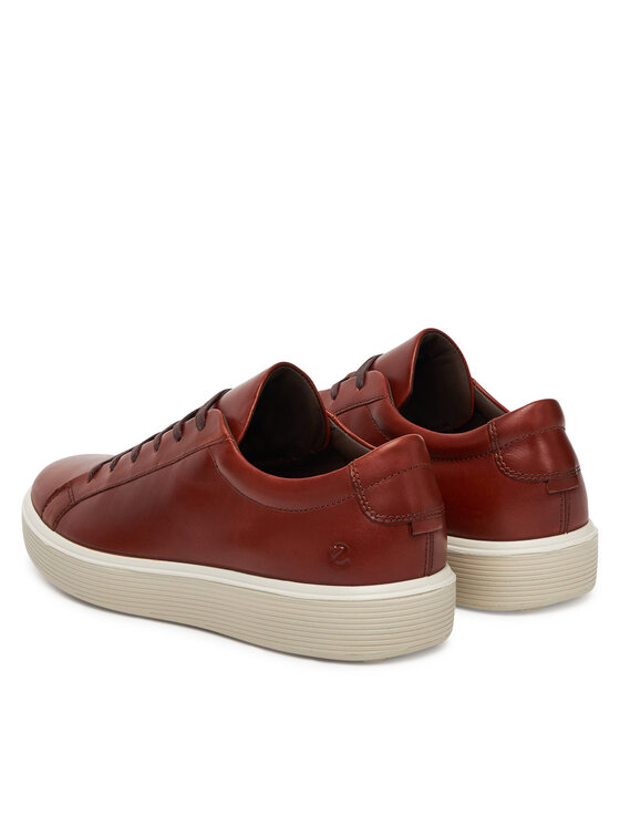 ECCO ECCO Sneakersy Soft 60 M Lace Up Premium 52546401053 Hnědá