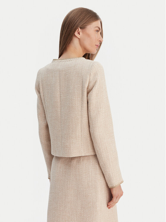 Luisa Spagnoli Luisa Spagnoli Marynarka Vasari 542790 Beżowy Regular Fit
