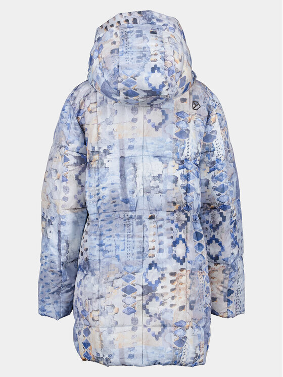 Didriksons Didriksons Parka Sia Aop Wns Parka 504810 Kék Standard Fit