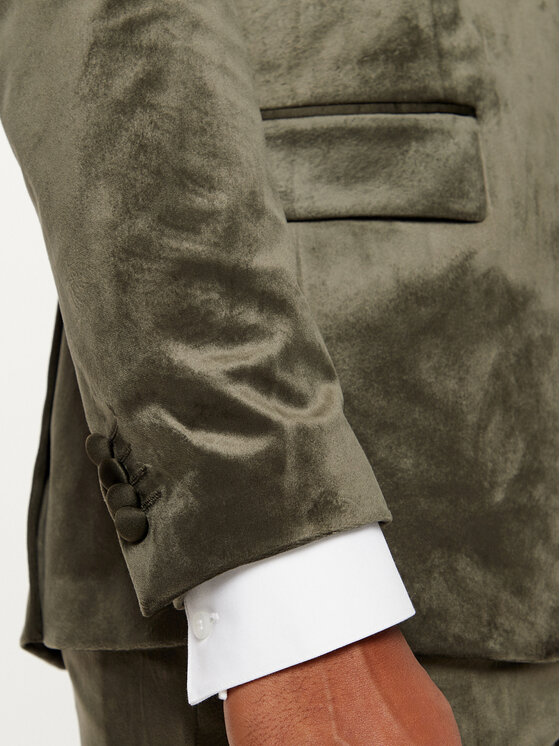 Jack&Jones Jack&Jones Костюм Velvet 12271528 Зелен Slim Fit