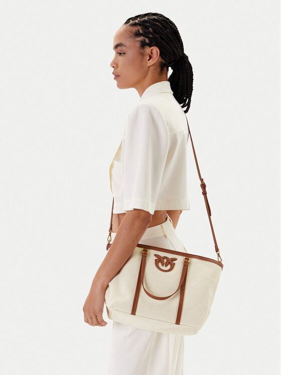 PINKO PINKO Torbica Miranda Shopper Classic PE 25 PLTT 104714 A2G2 Bež