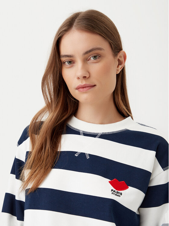 JDY JDY Світшот Boogie 15320335 Cиній Loose Fit