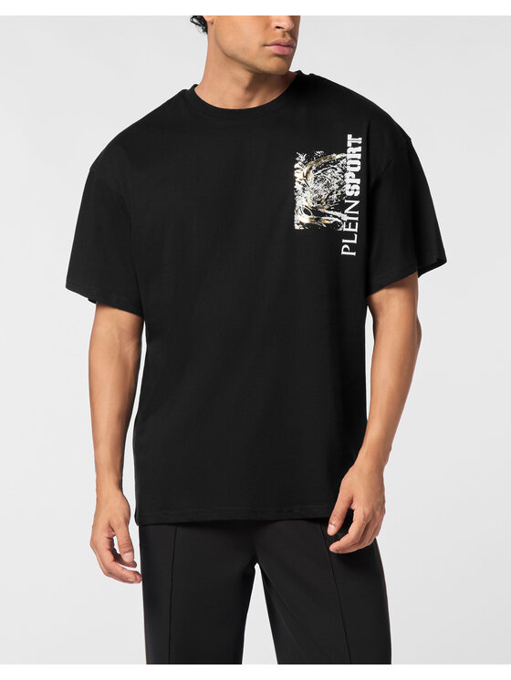 Plein Sport Plein Sport T-särk 24063 Must Regular Fit