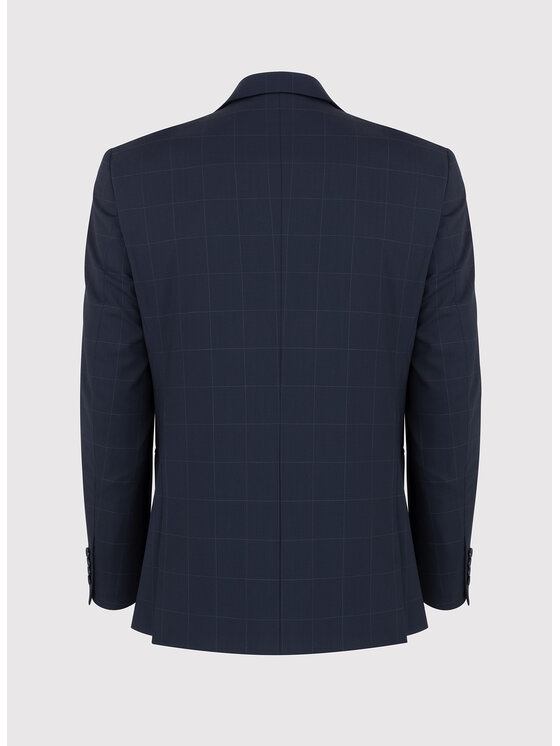 Pako Lorente Pako Lorente Marynarka P23WP-3G-036 Granatowy Slim Fit
