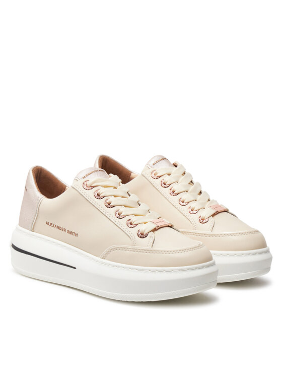Alexander Smith Alexander Smith Sneakersy Lancaster ASBALSW Écru