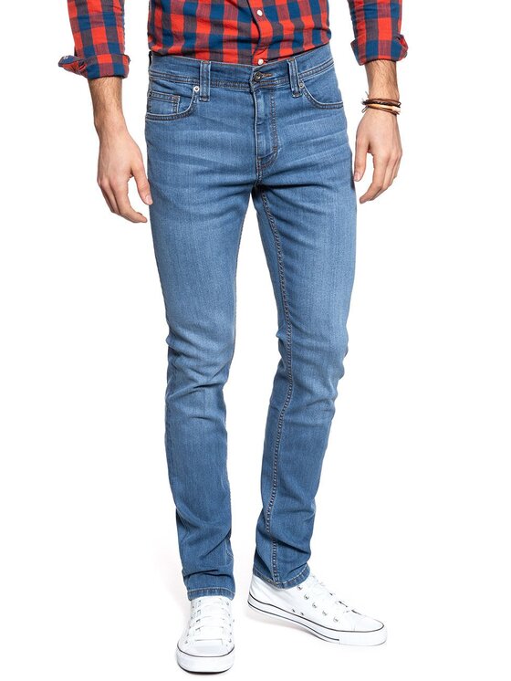 Mustang Mustang Jeansy BOSTEN Niebieski Slim Fit
