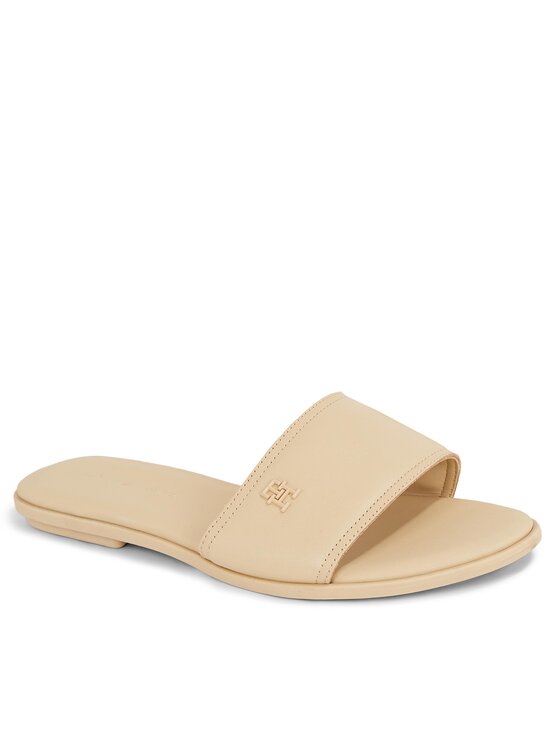Tommy Hilfiger Tommy Hilfiger Plätud Pop Color Mule Sandal FW0FW07936 Beež