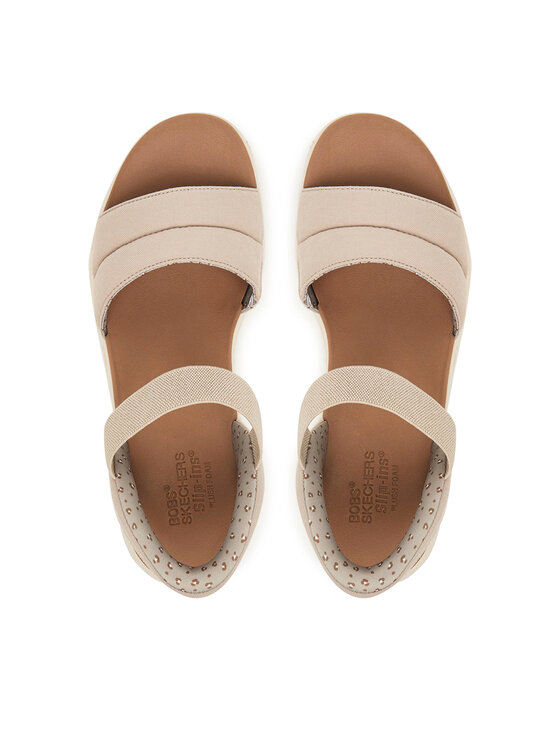 Skechers Skechers Sandały Skechers Slip-Ins: BOBS Sun Ray Beżowy