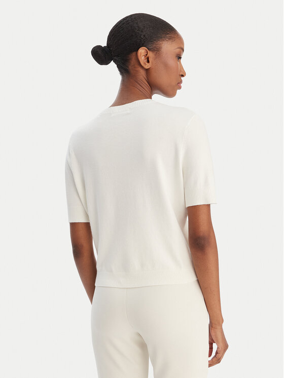 Guess Guess Megztinis W6RR47 Z2NQ2 Écru Regular Fit