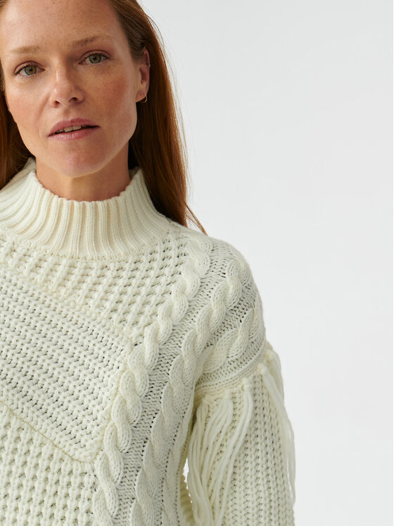 Tatuum Tatuum Pullover Frimi T2319.095 Écru Oversize