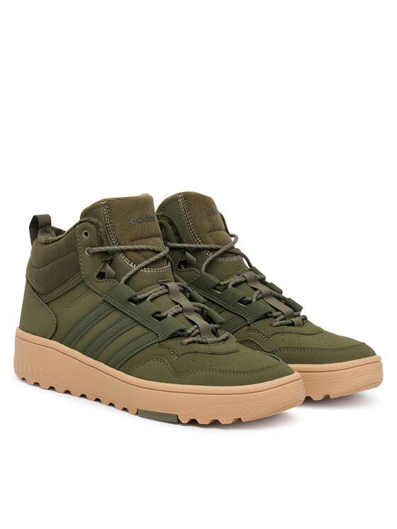adidas adidas Sneakersy Hoops 4.0 Mid JQ5363 Khaki