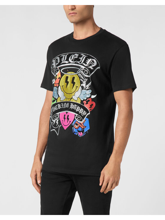 PHILIPP PLEIN PHILIPP PLEIN T-shirt 22609 Nero Regular Fit