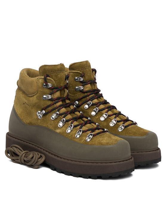 Diemme Diemme Schnürschuhe Roccia Vet Due Gomma DI25FWRVM-F03S008OLI Grün