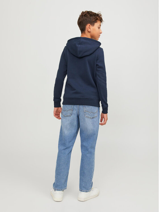 Jack&amp;Jones Junior Sweatshirt 12247700 Dunkelblau Standard Fit CN9189