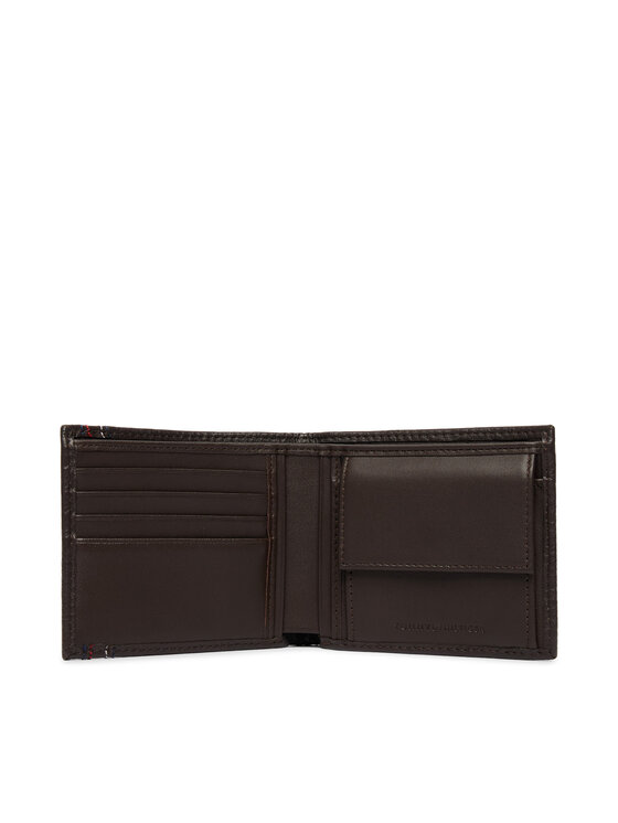 Tommy Hilfiger Tommy Hilfiger Portfel Th Central Cc & Coin AM0AM14233 Brązowy