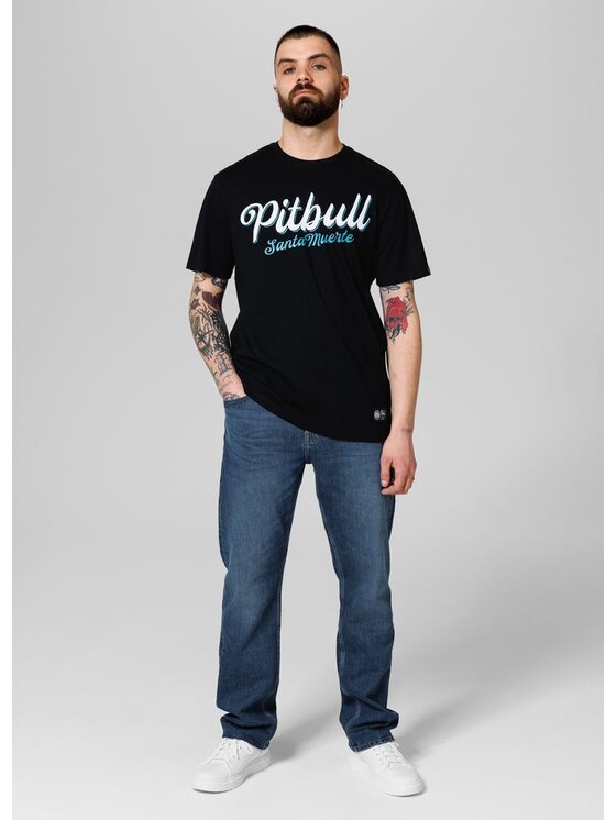 PITBULL PITBULL T-Shirt Koszulka Czarny Regular Fit