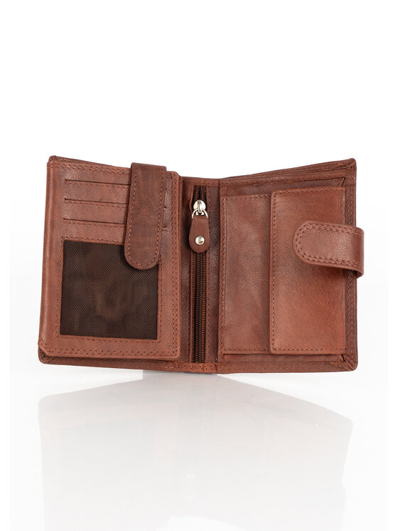 Mustang Mustang Portafoglio da uomo DENIMO HIGH WALLET Marrone