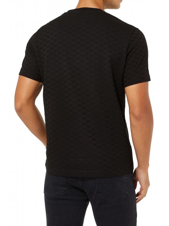 Emporio Armani Emporio Armani Tričko 8N1TL7 1JHWZ Čierna Slim Fit