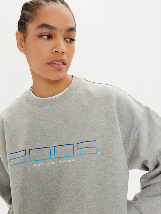 2005 2005 Bluză PS2 Crewneck Gri Regular Fit