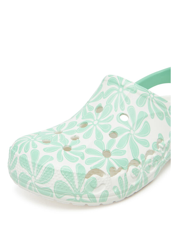 Crocs Crocs Iešļūcenes BAYA GRAPHIC CLOG 206230-3U3 Balts