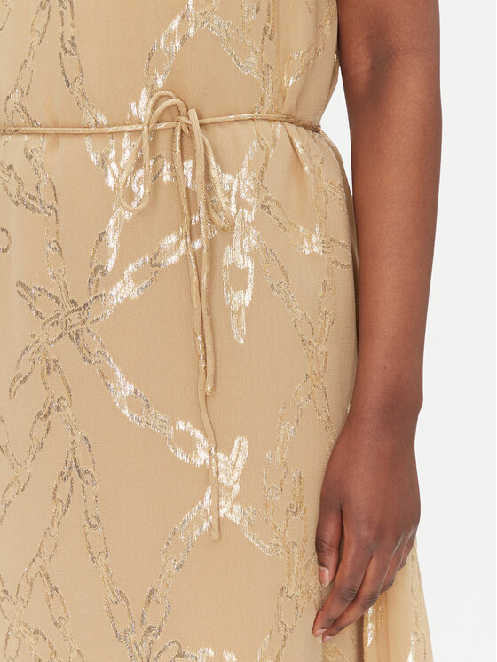 Bruuns Bazaar Bruuns Bazaar Coctailkleid Caroli BBW4550 Beige Regular Fit