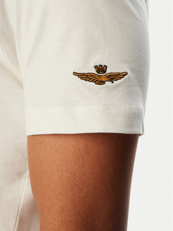 Aeronautica Militare Aeronautica Militare Тишърт 262TS2582UJ00750 Бял Regular Fit