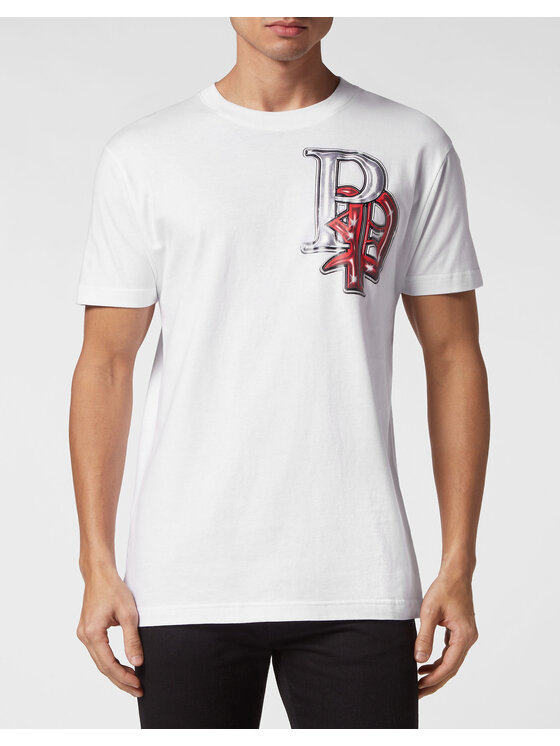 PHILIPP PLEIN PHILIPP PLEIN Tričko 15301 Biela Regular Fit