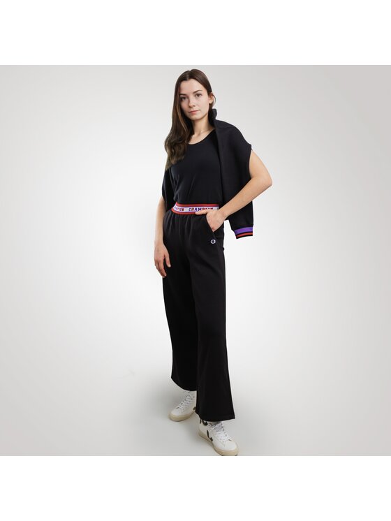 Champion Champion Spodnie dresowe 116634-KK001-NBK_L Czarny Relaxed Fit