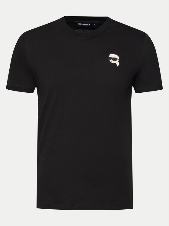 KARL LAGERFELD KARL LAGERFELD T-särk 755021 552224 Must Regular Fit
