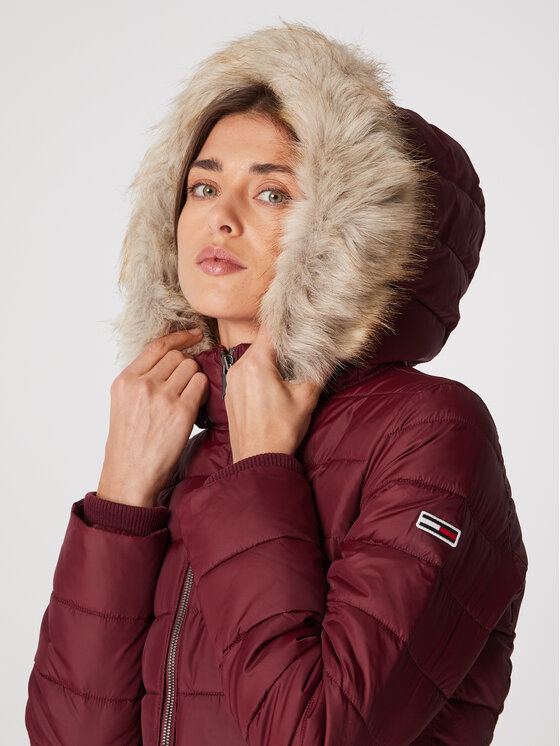Tommy Jeans Tommy Jeans Giubbotto invernale Essential DW0DW09062 Bordeaux Slim Fit