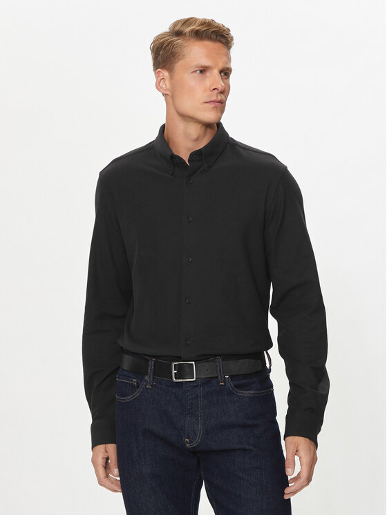 Calvin Klein Košeľa K10K113311 Čierna Regular Fit
